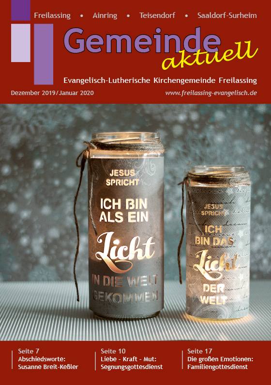 Gemeindebrief Dezember 2019 / Januar 2020