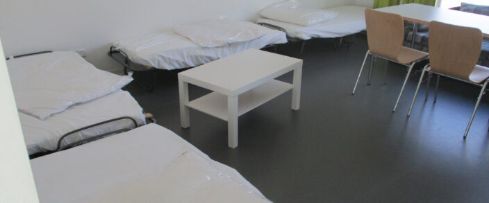 Flüchtlingsunterkunft im Gemeindehaus