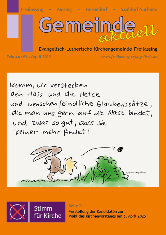 Gemeindebrief Februar/März/April 2025